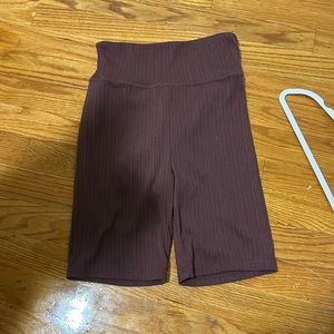 High waist biker shorts